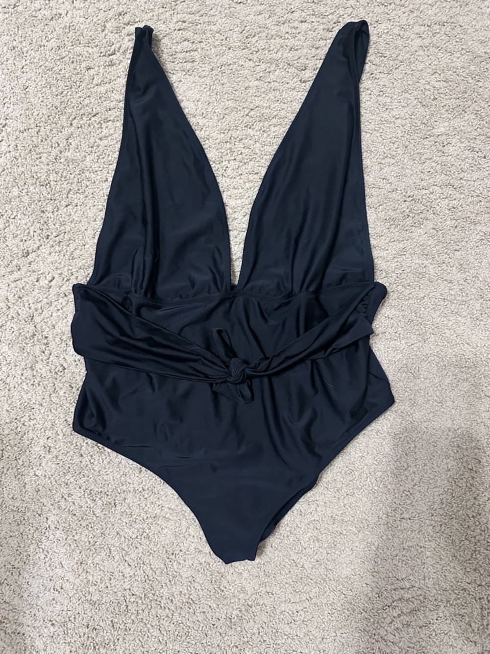 aerie plunge Black One-Piece Swimsuit